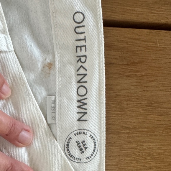 River Island Men's Cream Slim Jeans - Picture 2 of 7